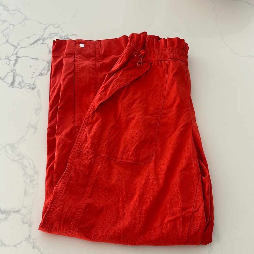 Orange Athleta Trekkie High Rise Pant